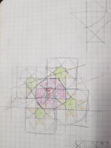 octagon highlighted in the pattern