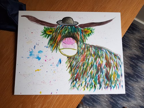 Painting of a cow