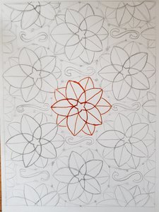 five flower decagon drawing