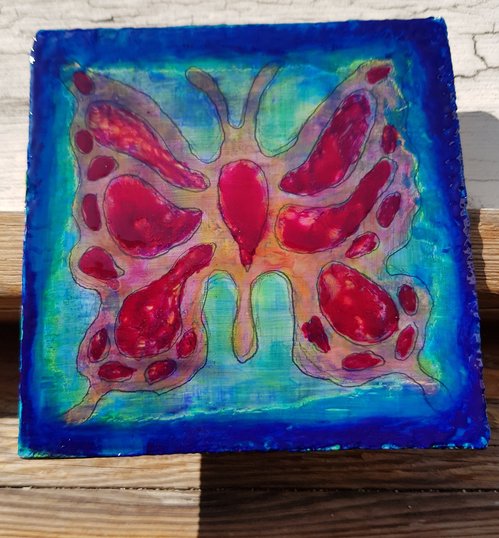 Buterfly tile-like image