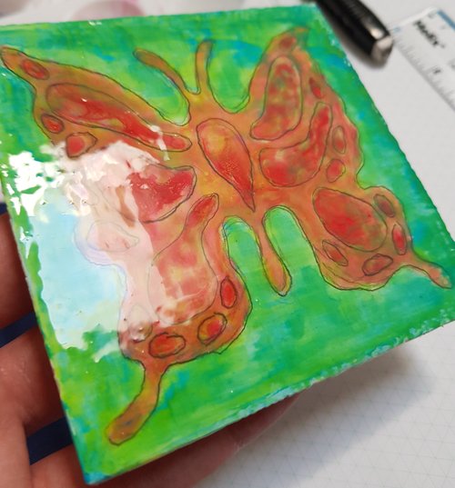 Buterfly tile-like image