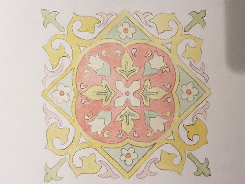 Jermyn Street tile inital