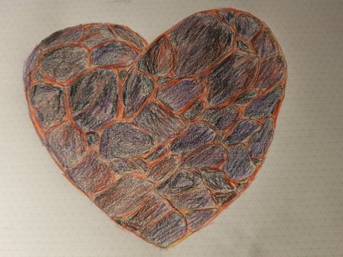 Painting of a heart