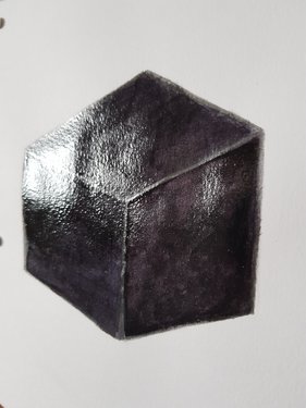 Obsidian block from another angle