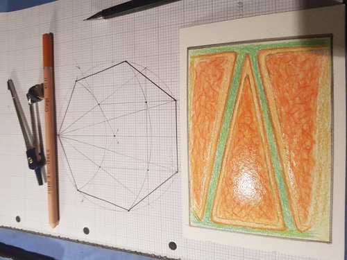 Heptagonal orange slices