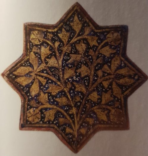 original Persian tile from the Tile Book